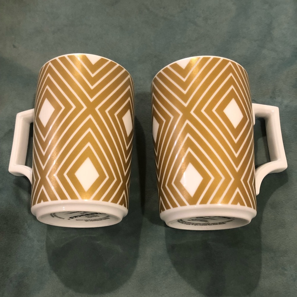 Starbucks 12 oz Rosanna Coffee Mug Pair